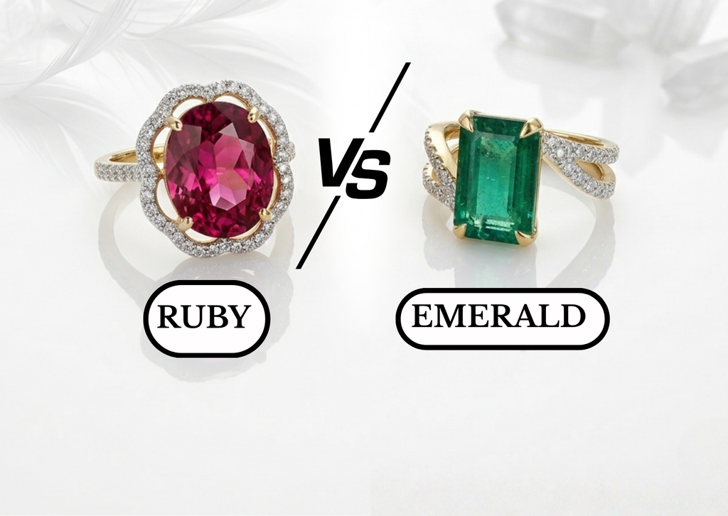 The Ultimate Gemstone Guide: Ruby vs. Emerald for Engagements & Anniversaries