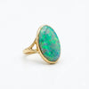 Bazel - Settings Natural Fire Opal Ring