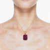 The Heirloom: Carved Ruby & 14k Gold Pendant
