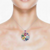 Colourful grade Natural Tourmaline Pendent