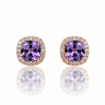 Royal Blue Sapphire Center with Oval Emerald Shoulders in White Gold