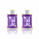 Royal Blue Sapphire Center with Oval Emerald Shoulders in White Gold