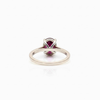 Oval Garnet Sterling Silver Ring