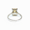 Emerald Cut Golden Topaz Sterling Silver Ring