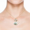 Veronica Swan Mother of Pearl Seap Pendant