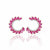 Ruby Marquise cut with diamond Earrings