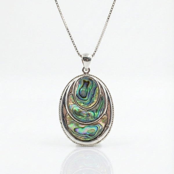 Three Piece Half Moon Pendant