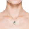 Tilted Heart Natural Seap Pendant