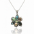 The Iridescent Abalone Blossom Pendent