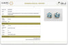 The Celestia Hexagon: Sky Blue Topaz & Diamond Earrings