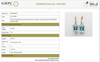 Emerald-Cut Blue Topaz Drop Earrings in 14K Yellow Gold with Diamond Accents