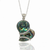 The Midnight Peacock Nacre Pendant