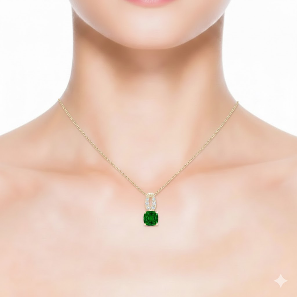 Cushion Amethyst Leverback earrings with Diamond Halo