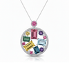 Colourful grade Natural Tourmaline Pendent