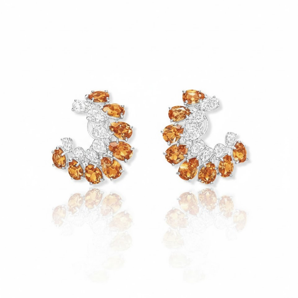 Cushion Amethyst Leverback earrings with Diamond Halo