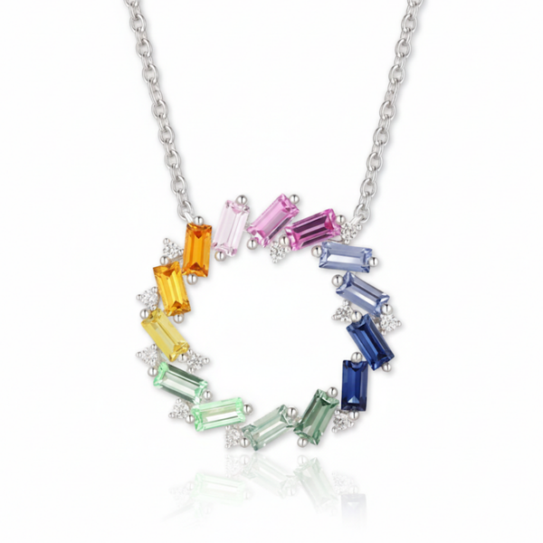 Colourful grade Natural Tourmaline Pendent