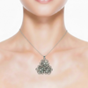 The Mother-of-Pearl Trillium Pendant