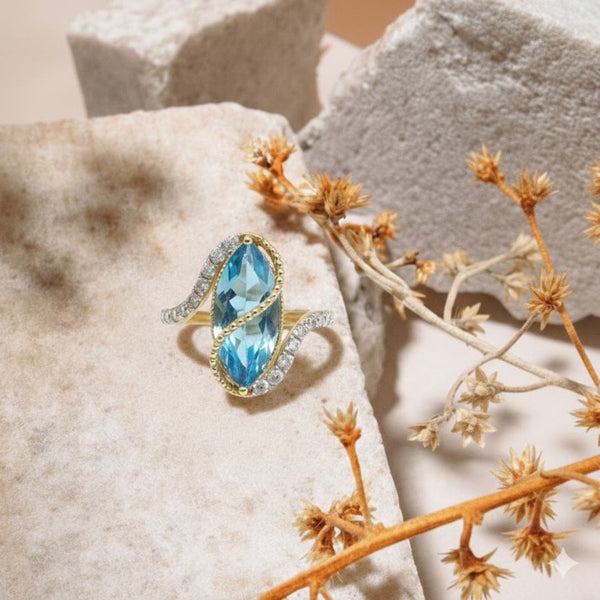 Prism of Light Opal Cabochon with Oval Ruby Surround In Diamond