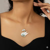 Veronica Swan Mother of Pearl Seap Pendant