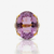Cocktail Oval Cut Bold Amethyst Ring with Diamonds