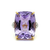 Cocktail Amethyst Ring with Diamonds