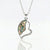 Tilted Heart Natural Seap Pendant