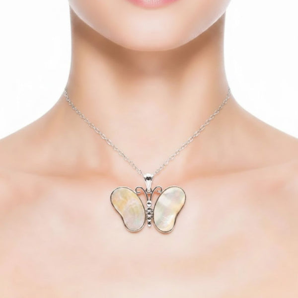 Butterfly Two - Piece Seap Pendant