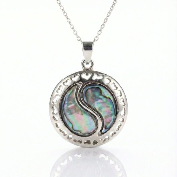 Natural Two - Cut Seap Pendent