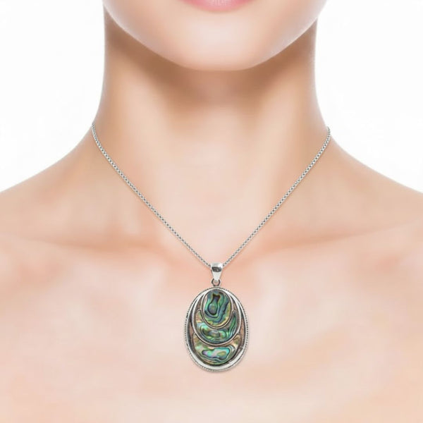 Three Piece Half Moon Pendant