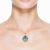 Natural Two - Cut Seap Pendent