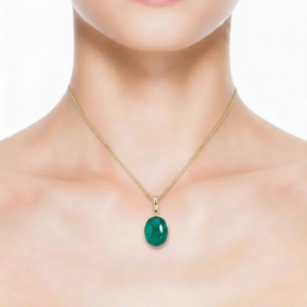 Carved Ruby Lead Halo Pendant