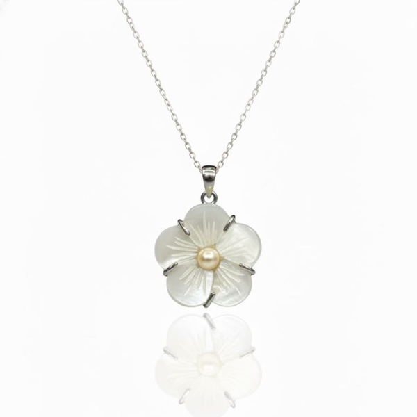 Flower Cut Natural Seap Pendent