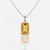 Emerald-Cut Citrine Pendant