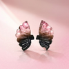 Rare Carved Tourmaline Butterfly Wings