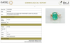 Natural Radiant - Cut Emerald InDiamond Ring