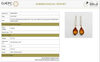 Luminous Citrine Solitaire Drops featuring Sleek Geometric Diamond Accents