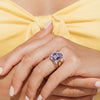 The Heirloom Statement Amethyst Cocktail Ring